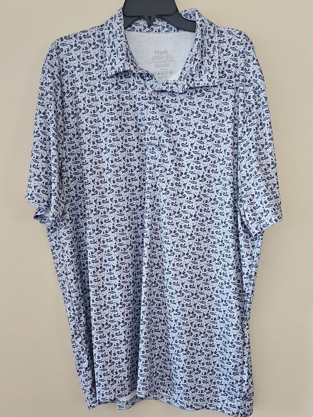 Huk Fishing Polo XXL